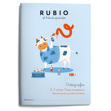 Cuaderno Rubio ortografía 6-7 años